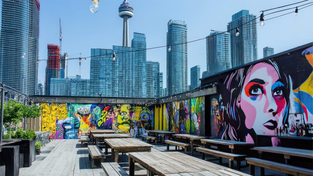 Toronto rooftop restaurant