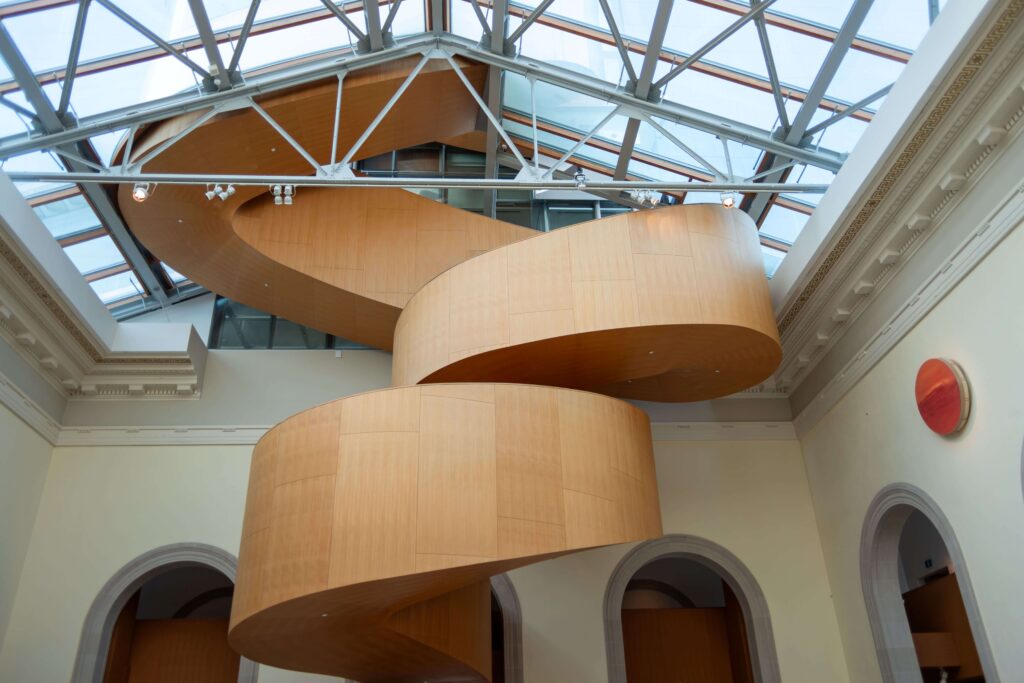 AGO spiral staircase.