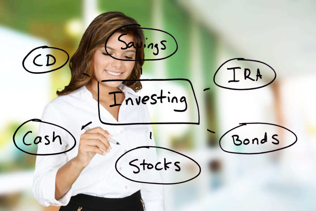 Choosing investment accounts.