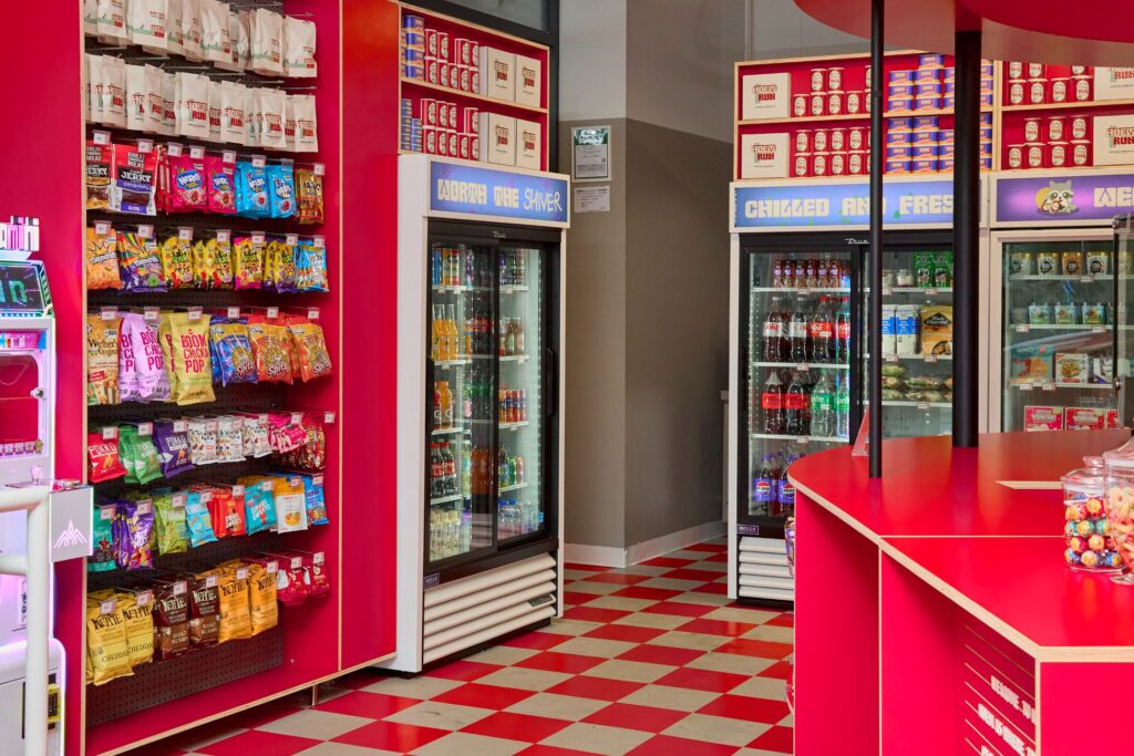 Grocery stores for students.